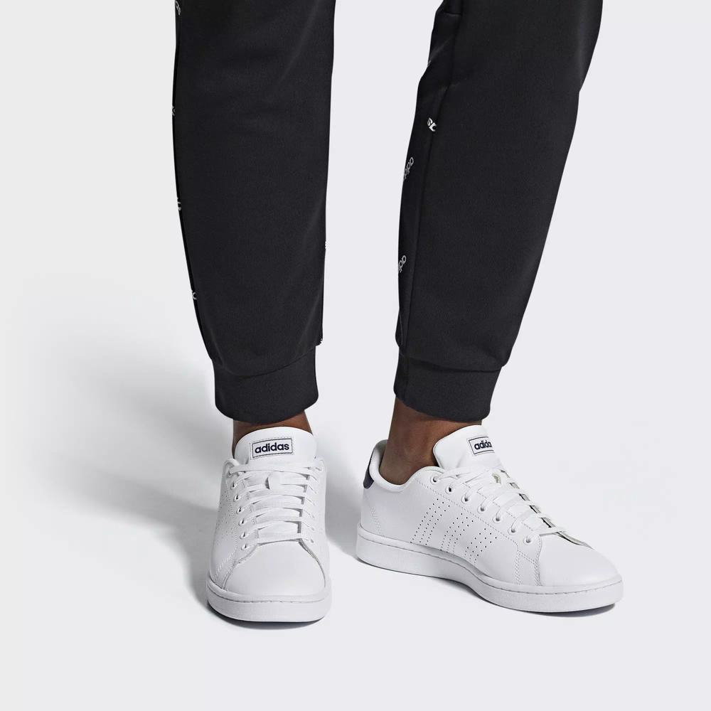 Adidas Advantage Tenis Blancos Para Hombre (MX-10265)